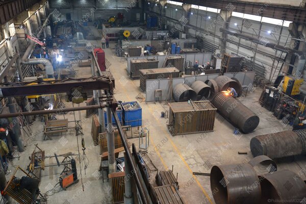 Производство парового мазутного котла 1200 кг