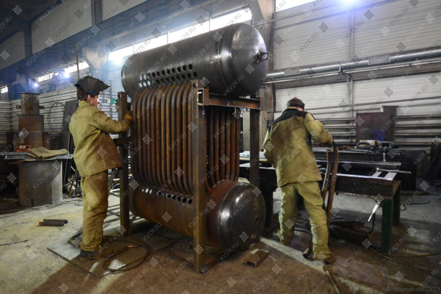 Котел паровой барабанного типа конструкция